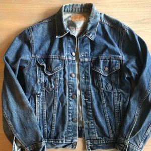 Vintage 80s LEVI'S Trucker Denim Jacket 70506 80s USA Made Size 42 oversized